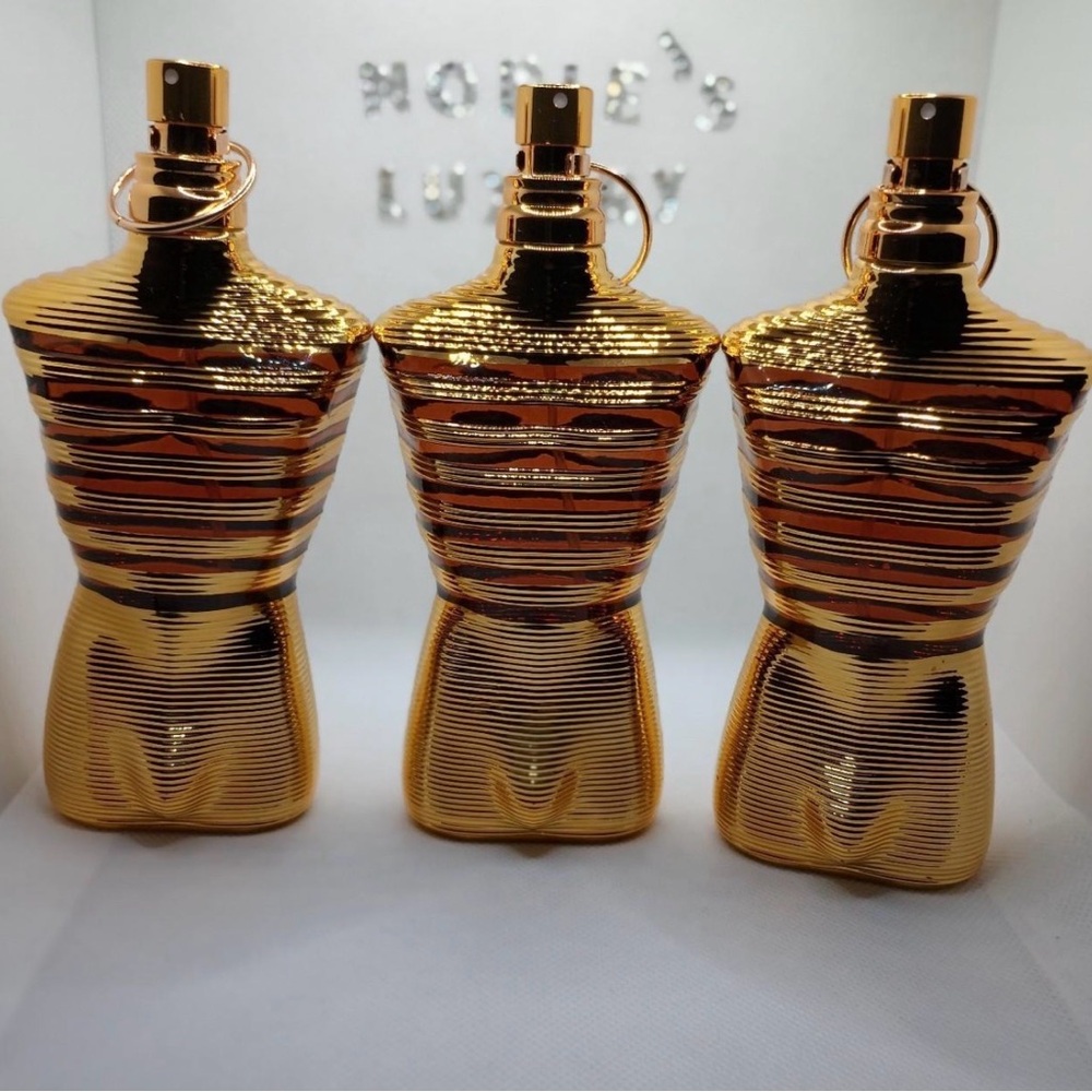 Jean Paul Gaultier Gold and Silver Perfume Bottle